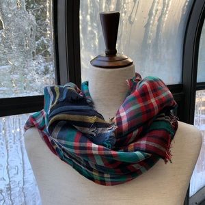 ASHLEY’S Lightweight Plaid Scarf